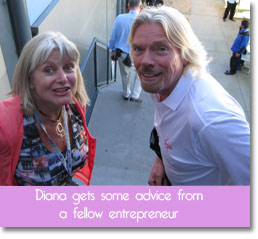 Diana meets another entrepreneur
