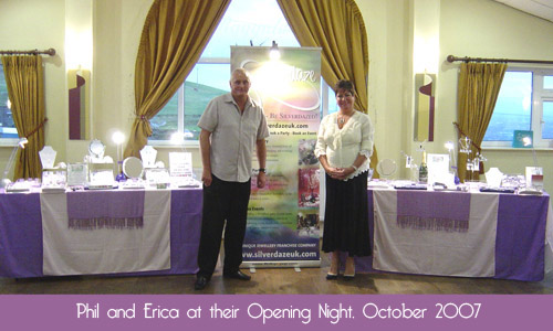 Phil and Erica at their Opening Night, October 2007
